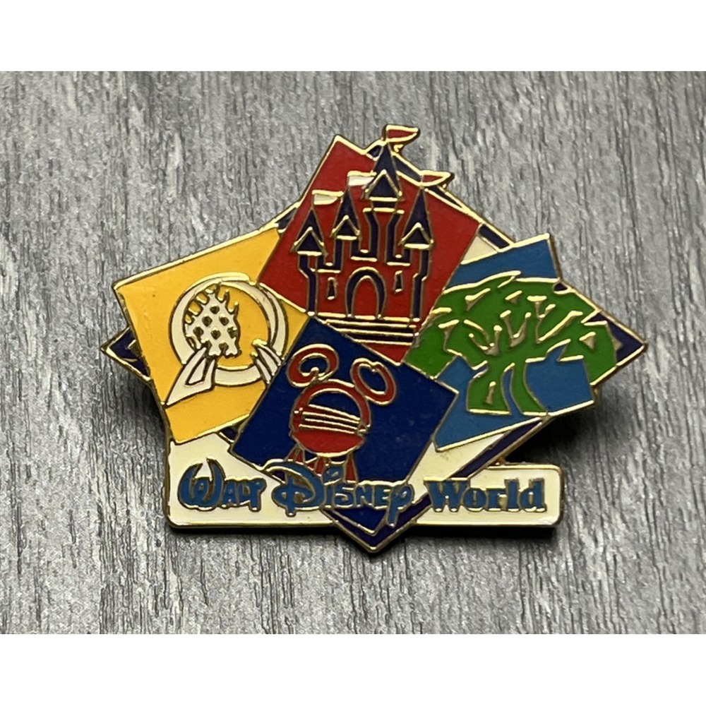 Walt Disney World Parks Icon Pin Magic Kingdom Epcot Hollywood Studios Animal